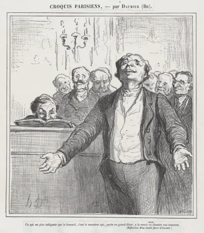 Even more indigestible than a lobster dinner..., from 'Parisian sketches'