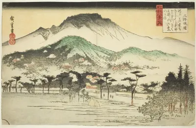 Evening Bell at Mii Temple (Mii bansho), from the series "Eight Views of Omi (Omi hakkei no uchi)"