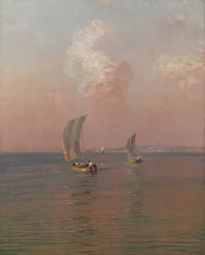 Evening falls