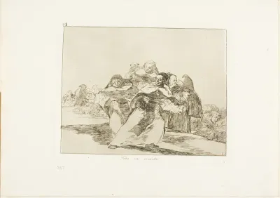 Everything is topsy-turvy, plate 42 from The Disasters of War