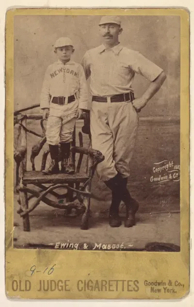 Ewing and Mascot, New York, from the series Old Judge Cigarettes
