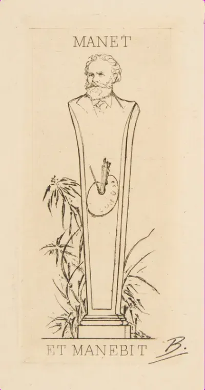Ex-libris of Manet