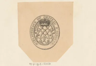 Ex libris van Bibliothèque du Château d'Hingene