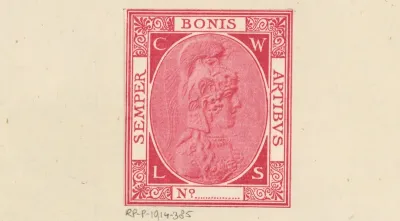 Ex libris van C.W.L.S.
