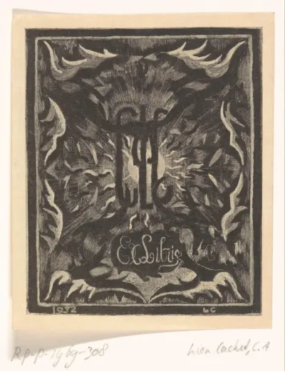 Ex libris van Carel Lion Cachet