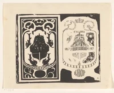 Ex libris van D. Goedkoop