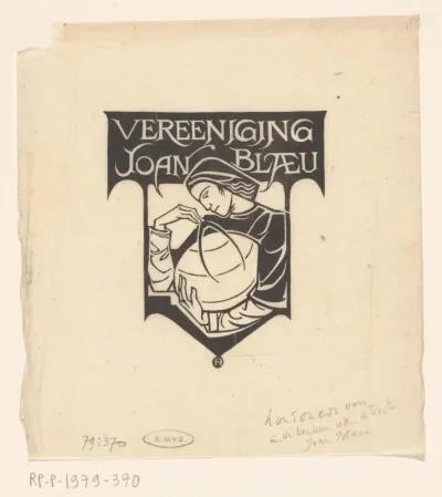 Ex libris van de Vereeniging Joan Blaeu