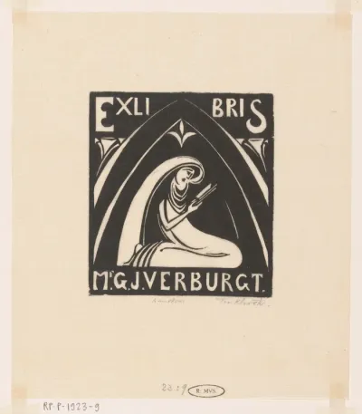 Ex libris van Gerrit-Jan Verburgt