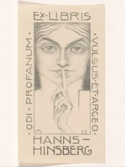 Ex libris van Hanns-Hinsberg