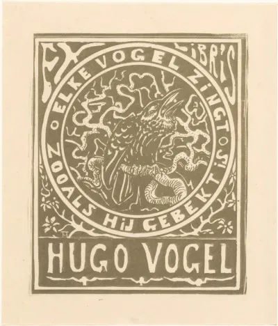 Ex libris van Hugo Vogel