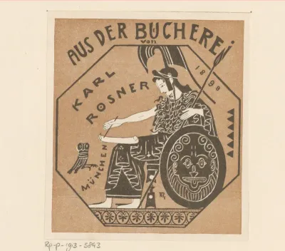 Ex libris van Karl Rosner