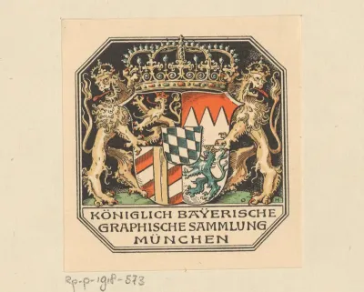 Ex libris van Königlich Baÿerische Graphische Sammlung München