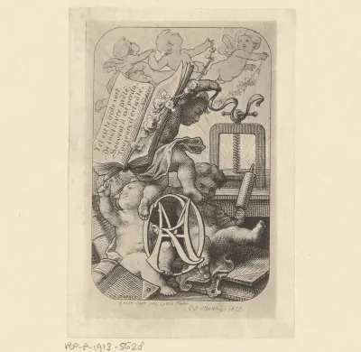 Ex libris van Louis Mohr