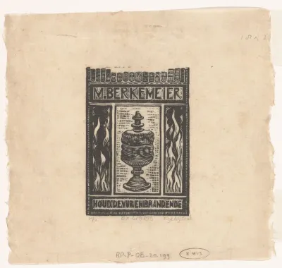 Ex libris van M. Berkemeier