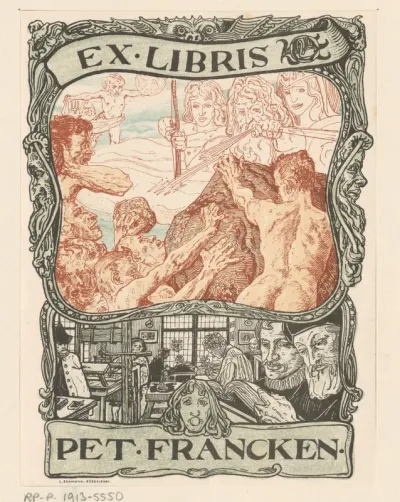 Ex libris van Pet Francken