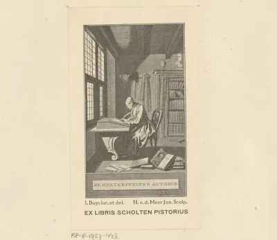Ex libris van Scholten Pistorius