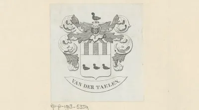 Ex libris van Van der Taelen