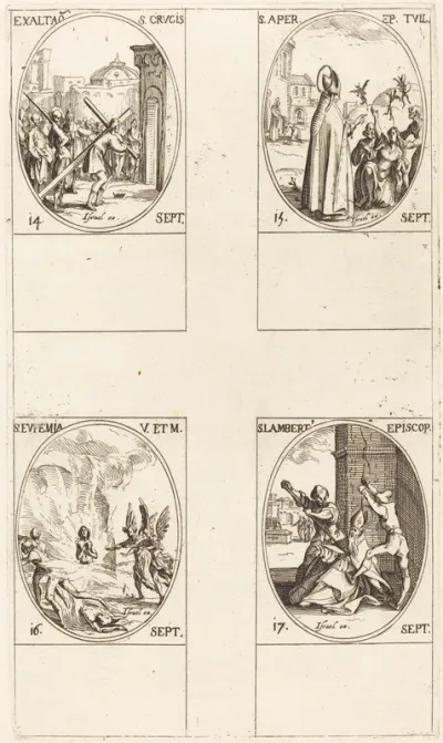 Exaltation of the Holy Cross; St. Aper; St. Euphemia; St. Lambert