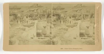 Excavation Pompeii, Italy
