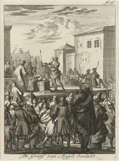 Executie van de graaf van Argyll, 1685