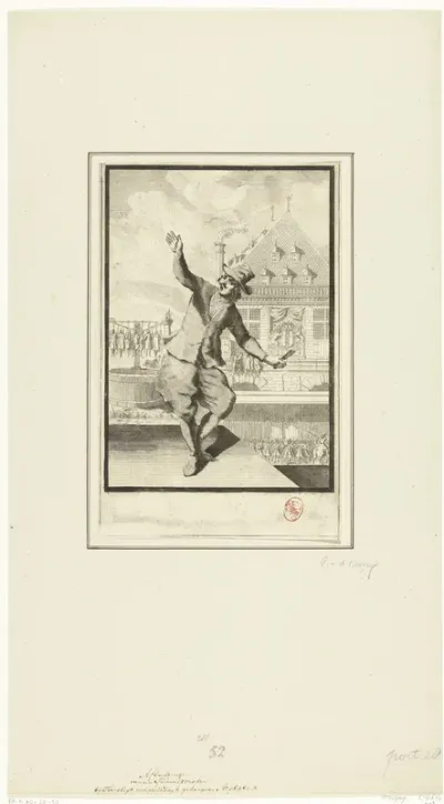 Executie van de oproermakers van het aansprekeroproer te Amsterdam, 1689