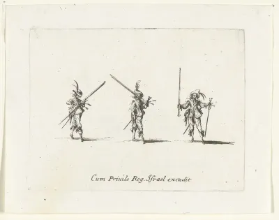 Exercities met een musket: laden van een musket
