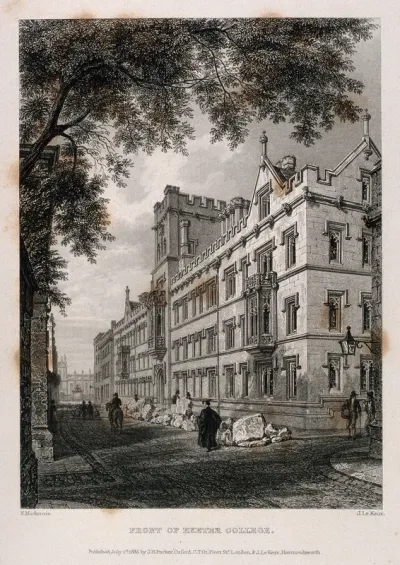 Exeter College, Oxford: front