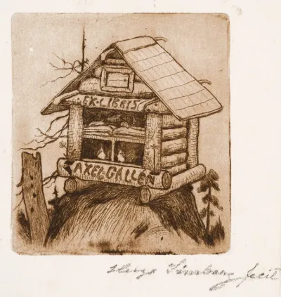 Exlibris Axel Gallén