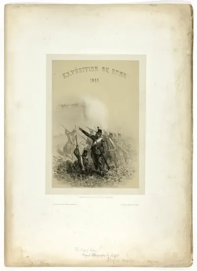 Expedition to Rome, 1849: Your reception is neither polite nor politic, from Souvenirs d’Italie: Expédition de Rome