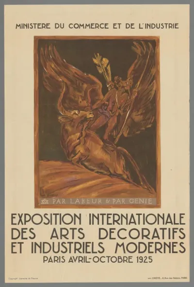 Exposition internationale des arts decoratifs et industriels modernes. Paris avril-octobre 1925