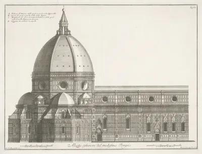 Exterieur van de Santa Maria del Fiore te Florence