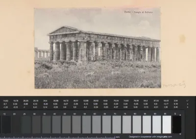 Exterieur van de Tempel van Poseidon te Paestum