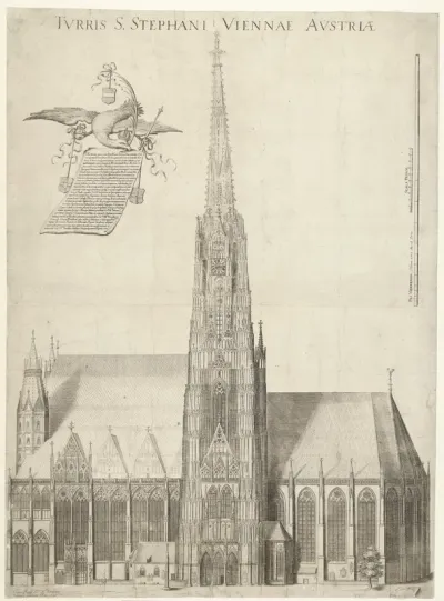 Exterieur van Sankt Stephansdom te Wenen