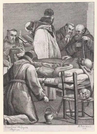 Extreme Unction, from "The Seven Sacraments"