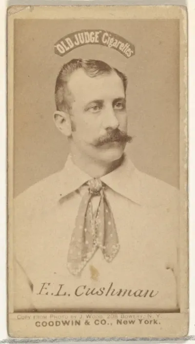 F.L. Cushman, from the Old Judge series (N172) for Old Judge Cigarettes