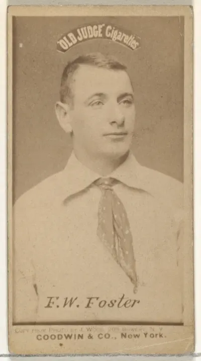 F.W. Foster, from the Old Judge series (N172) for Old Judge Cigarettes