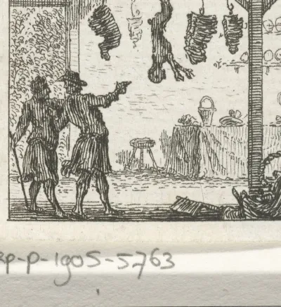 Fabel van de aap bij de slager