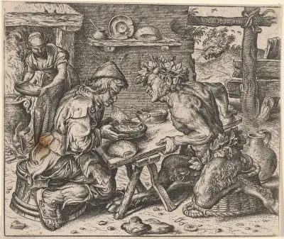 Fabel van de boer en de sater