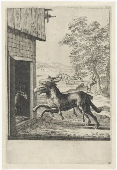 Fabel van de geit en de wolf