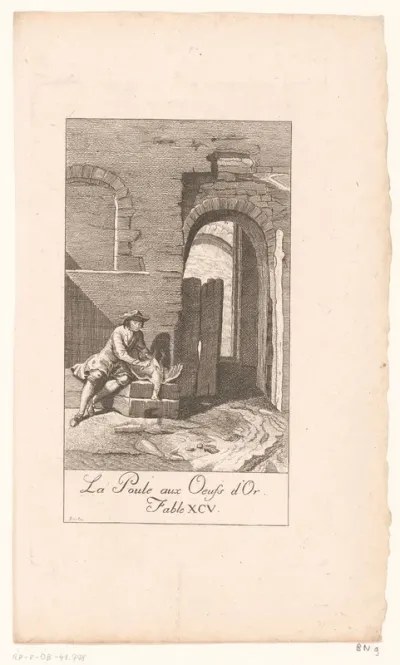 Fabel van de kip met de gouden eieren