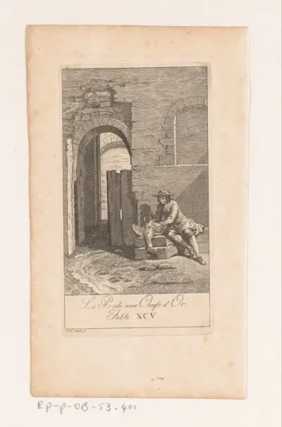 Fabel van de kip met de gouden eieren