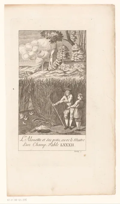 Fabel van de leeuwerik en haar jongen