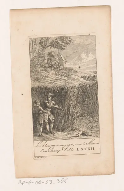 Fabel van de leeuwerik en zijn kleintjes