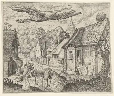 Fabel van de oude ooievaar