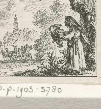 Fabel van de oude vrouw en de wijnkruik