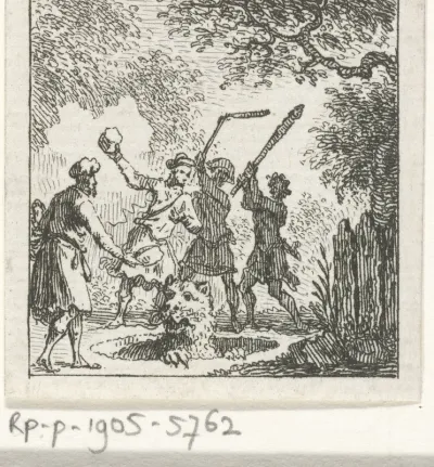 Fabel van de panter en de herders