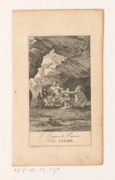 Fabel van de satyr en de voorbijganger