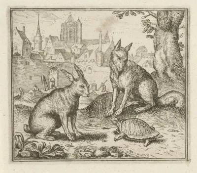Fabel van de schildpad en de haas