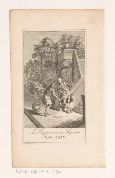 Fabel van de tuinman en zijn meester
