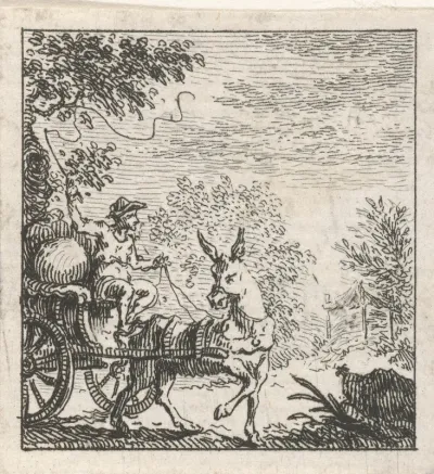 Fabel van de vlieg en de muilezel